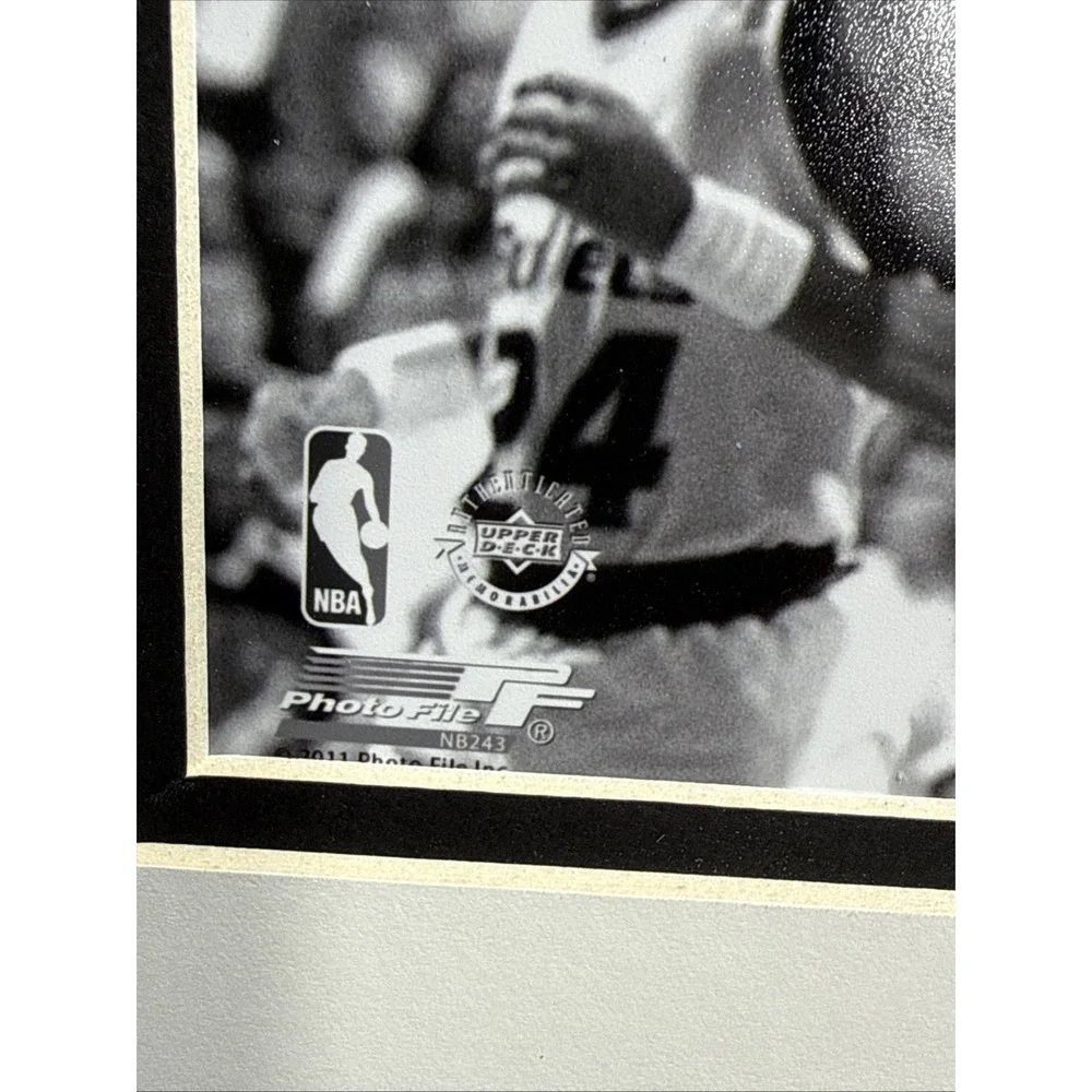MICHAEL JORDAN Slam Dunk Action Matted Print  CHICAGO BULLS